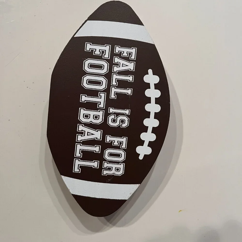 Football Decor (Great for a Table Centerpiece, Bookshelf or Mantle) (new) (ps/x)